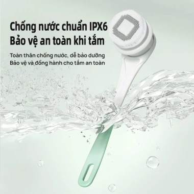 Bàn Chải Tắm Điện EXYT Spa 5 in 1 Xoay 360 IPX6 5 Đầu Chải USB - Vệ Sinh Toàn Thân 3 Bàn Chải Tắm Điện EXYT Spa 5 in 1 Xoay 360 IPX6 5 Đầu Chải USB - Vệ Sinh Toàn Thân 3