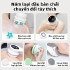 Bàn Chải Tắm Điện EXYT Spa 5 in 1 Xoay 360 IPX6 5 Đầu Chải USB - Vệ Sinh Toàn Thân 4