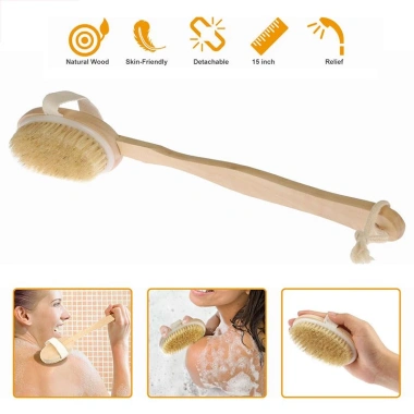 Bàn chải tắm mặt Scrub Bath Body Wood - Tay cầm dài tự nhiên, làm sạch sâu, giảm 20% 5 Bàn chải tắm mặt Scrub Bath Body Wood - Tay cầm dài tự nhiên, làm sạch sâu, giảm 20% 5