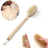 Bàn chải tắm mặt Scrub Bath Body Wood - Tay cầm dài tự nhiên, làm sạch sâu, giảm 20% 8