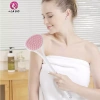 Bàn chải tắm silicone hai mặt dài tay cầm Massage lưng lông mềm 97.900đ Springevenstar 6