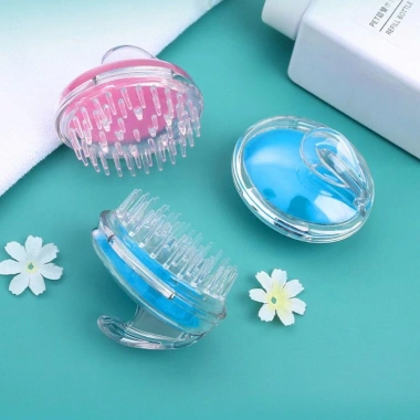 Bàn chải tắm toàn thân silicon nhựa nhẹ nhàng thoải mái cầm tay - Freeship