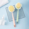 Bàn chải tắm tóc mềm dài xốp hai mặt - tẩy tế bào chết lưng, giao hàng địa phương nhanh 6