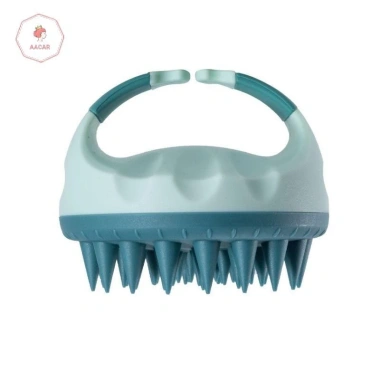 Bàn chải tóc silicone AACAR - Massage da đầu tròn mềm di động, 31.570
