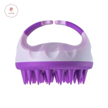 Bàn chải tóc silicone AACAR - Massage da đầu tròn mềm di động, 31.570
