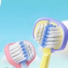 Bàn chải trẻ em 2 chiếc lông mềm ba đầu, phù hợp 3‑12 tuổi, chăm sóc răng miệng, giao hàng nhanh, giá ưu đãi 30.150₫ 4