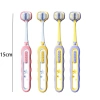 Bàn chải trẻ em 2 chiếc lông mềm ba đầu, phù hợp 3‑12 tuổi, chăm sóc răng miệng, giao hàng nhanh, giá ưu đãi 30.150₫ 8