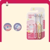Bàn chải trẻ em 2 chiếc lông mềm ba đầu, phù hợp 3‑12 tuổi, chăm sóc răng miệng, giao hàng nhanh, giá ưu đãi 30.150₫ 10