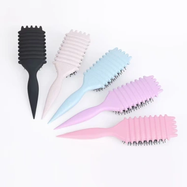 Bàn chải uốn tóc lông tơ tự nhiên 1 chiếc Tạo lọn mượt không hư tổn giá 76.450đ