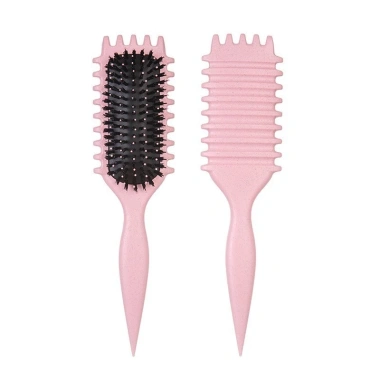 Bàn chải uốn tóc lông tơ tự nhiên 1 chiếc Tạo lọn mượt không hư tổn giá 76.450đ