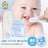 Bàn Chải Vải Xỏ Ngón Baby Tattoo Vệ Sinh Răng Miệng 0-2 tuổi Hộp 30 Giá ưu đãi 190.000 10