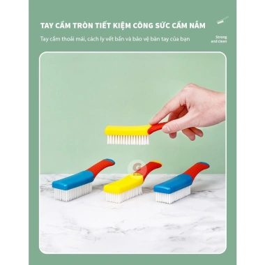 Bàn chải vệ sinh đa năng nms - Làm sạch giày cán dài, giá chỉ 15.000 VND