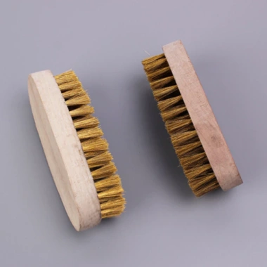 Bàn chải vệ sinh đánh rỉ sét, cọ chà rửa lốc máy bo tròn bầu dục - Giá 45.000đ