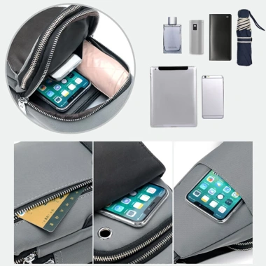 Bán chạy nhất COD Túi đeo chéo nam Nylon chống thấm nước, cổng sạc cho iPad 7.9 inch doanh nhân 4