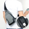 Bán chạy nhất COD Túi đeo chéo nam Nylon chống thấm nước, cổng sạc cho iPad 7.9 inch doanh nhân 6