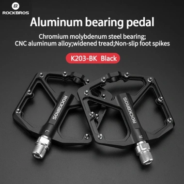 Bàn đạp ROCKBROS leo núi nhôm phẳng 9/16 inch nhẹ, vòng bi kín - Giá 527.890₫