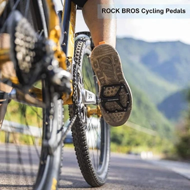 Bàn đạp ROCKBROS leo núi nhôm phẳng 9/16 inch nhẹ, vòng bi kín - Giá 527.890₫