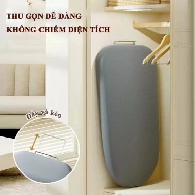 Bàn để ủi quần áo YUYU gấp gọn inox chống bỏng, chống rung lắc cho gia đình - Giá ưu đãi 217.357 VND 2