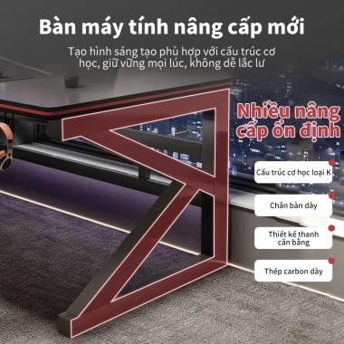 Bàn Game VOVOVA Chắc Chắn, Lỗ Luồn Dây, Đa Năng Cho Gaming và Làm Việc - Giá 621k 2 Bàn Game VOVOVA Chắc Chắn, Lỗ Luồn Dây, Đa Năng Cho Gaming và Làm Việc - Giá 621k 2