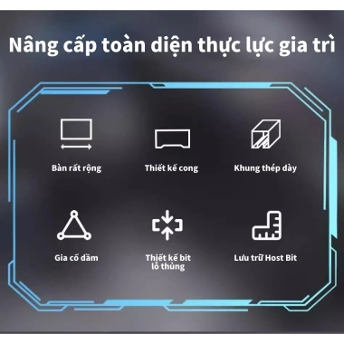 Bàn Game VOVOVA Chắc Chắn, Lỗ Luồn Dây, Đa Năng Cho Gaming và Làm Việc - Giá 621k