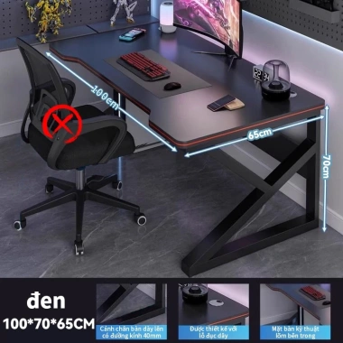 Bàn Game VOVOVA Chắc Chắn, Lỗ Luồn Dây, Đa Năng Cho Gaming và Làm Việc - Giá 621k