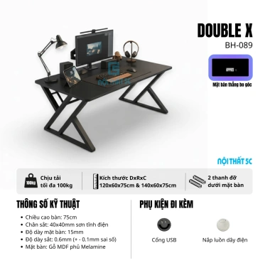 Bàn Gaming Chữ K Uốn Cong 15mm MDF, Kệ Lửng, Chân Sắt Sơn Tĩnh Điện - Giá 285.000 VNĐ 8 Bàn Gaming Chữ K Uốn Cong 15mm MDF, Kệ Lửng, Chân Sắt Sơn Tĩnh Điện - Giá 285.000 VNĐ 8