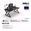 Bàn Gaming Double X 5C Chân Sắt Sơn Tĩnh Điện 2x4cm, Mặt MDF Melamine - Giá 479.000₫ 3