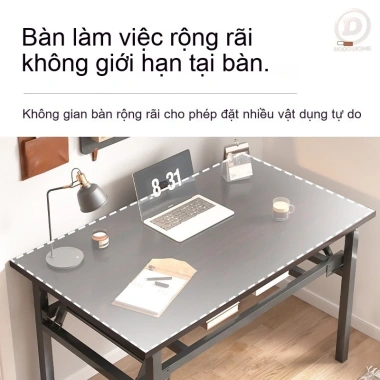 Bàn gấp DODO chân sắt, mặt gỗ, gập gọn cho laptop học tập, phù hợp phòng trọ nhỏ 2 Bàn gấp DODO chân sắt, mặt gỗ, gập gọn cho laptop học tập, phù hợp phòng trọ nhỏ 2