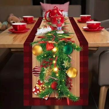 Bàn Giáng Sinh OLVIDO Cờ Á Quân Navidad Lá Cờ Năm Trang Trí Tiệc Giá giảm 60.480₫