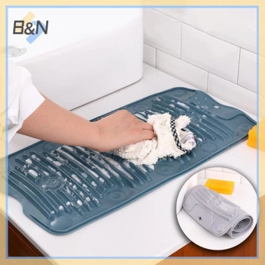 Bàn Giặt Di Động Silicone B&N - Gập Lại, Treo Được, Dụng Cụ Vệ Sinh Tiện Lợi 2