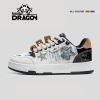 Bản giới hạn giày thể thao sneaker Unisex Enter Dragon White Wine kèm dây da - Giá ưu đãi 472.000 VND