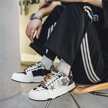 Bản giới hạn giày thể thao sneaker Unisex Enter Dragon White Wine kèm dây da - Giá ưu đãi 472.000 VND