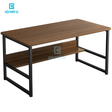 Bàn học 5C T-Table 1.2m x 55cm, khung sắt 25x25mm sơn tĩnh điện, mặt gỗ dày - 399.000₫ 7