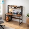 Bàn học, bàn làm việc khung sắt tĩnh điện, mặt MDF 15mm, giá sách, lắp ráp - 549.000₫