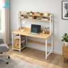 Bàn học, bàn làm việc khung sắt tĩnh điện, mặt MDF 15mm, giá sách, lắp ráp - 549.000₫ 2