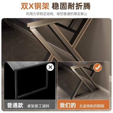 Bàn học chân X gỗ MDF mặt bàn 1.4m, khung thép sơn tĩnh điện - Giá ưu đãi 594.000₫