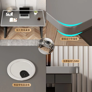 Bàn học chân X gỗ MDF mặt bàn 1.4m, khung thép sơn tĩnh điện - Giá ưu đãi 594.000₫
