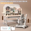 Bàn học chống gù gỗ tự nhiên cao cấp A120 120cm, nâng hạ độ cao tay quay, điều chỉnh nghiêng 3