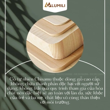 Bàn học chống gù gỗ tự nhiên cao cấp Lumili S4 size lớn - nâng hạ độ cao, tay quay, điều chỉnh nghiêng nhanh 3