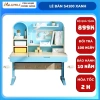 Bàn học chống gù gỗ tự nhiên cao cấp Lumili S4 size lớn - nâng hạ độ cao, tay quay, điều chỉnh nghiêng nhanh 10
