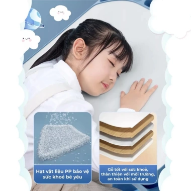 Bàn học chống gù ST1 cho bé tiểu học – Khung kim loại chắc chắn, nâng hạ tay quay, giảm giá 1,150,000₫