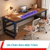 Bàn học chữ U chân sắt lỗ đi dây điện, gỗ MDF 15mm, chịu tải 200kg Giá 585.000₫ 2