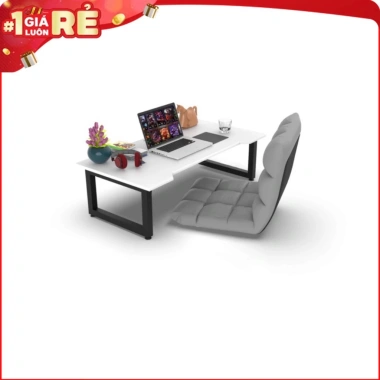 Bàn học gấp gọn, bàn gaming khung sắt tĩnh điện - Tặng thảm Bali, chỉ 199k Kanta Store 2