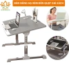 Bàn học gấp gọn có khe cắm iPad, cổng USB, nâng hạ laptop - Giá sách 285.000đ 2