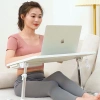 Bàn học gấp gọn có khe cắm iPad, cổng USB, nâng hạ laptop - Giá sách 285.000đ 6