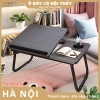 Bàn Học Gập Thông Minh Đa Năng - Mặt Nghiêng Điều Chỉnh, Khay Đựng Cốc & Chống Trượt - Giá 80k