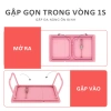 Bàn Học Gập Thông Minh Đa Năng - Mặt Nghiêng Điều Chỉnh, Khay Đựng Cốc & Chống Trượt - Giá 80k 9