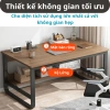 Bàn Học Kèm Kệ Gỗ Lửng Chân Cong 2x4 MDF 15mm Tải 200kg - Siêu Bền Giá 606.000₫ 2