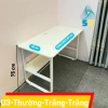 Bàn Học Kèm Kệ Gỗ Lửng Chân Cong 2x4 MDF 15mm Tải 200kg - Siêu Bền Giá 606.000₫ 7