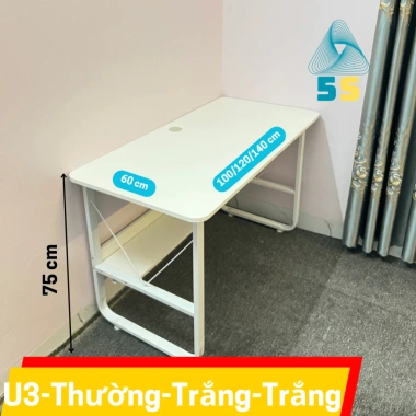 Bàn Học Kèm Kệ Gỗ Lửng Chân Cong 2x4 MDF 15mm Tải 200kg - Siêu Bền Giá 606.000₫ 7 Bàn Học Kèm Kệ Gỗ Lửng Chân Cong 2x4 MDF 15mm Tải 200kg - Siêu Bền Giá 606.000₫ 7